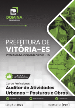 Apostila Auditor de Atividades Urbanas Posturas e Obras Vitória ES 2026