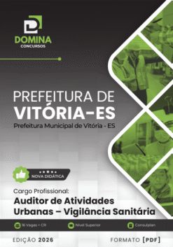 Apostila Auditor de Atividades Urbanas Vigilância Sanitária Vitória ES 2026