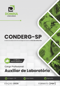 Apostila Auxiliar de Laboratório CONDERG SP 2026