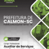 Apostila Auxiliar de Serviços Agrícolas e Florestais Calmon SC 2026