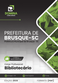 Apostila Bibliotecário Brusque SC 2026