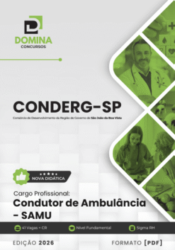 Apostila Condutor de Ambulância CONDERG SP 2026