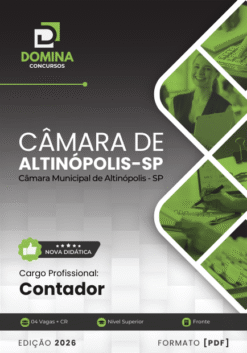 Apostila Contador Câmara de Altinópolis SP 2026