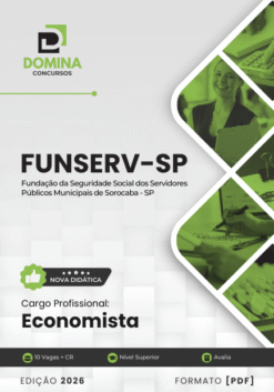 Apostila Economista FUNSERV Sorocaba SP 2026