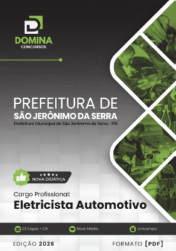 Apostila Eletricista Automotivo São Jerônimo da Serra PR 2026