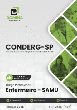 Apostila Enfermeiro CONDERG SP 2026