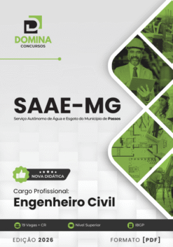 Apostila Engenheiro Civil SAAE Passos MG 2026