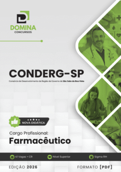 Apostila Farmacêutico CONDERG SP 2026