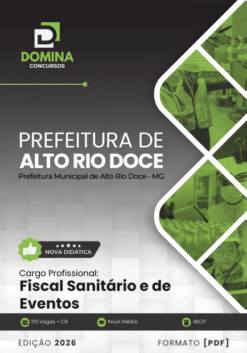 Apostila Fiscal Sanitário Alto Rio Doce MG 2026