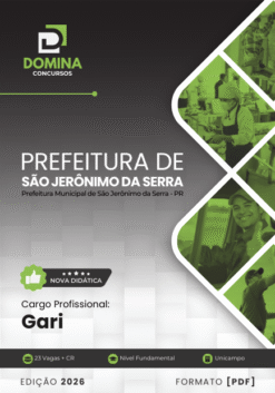 Apostila Gari São Jerônimo da Serra PR 2026