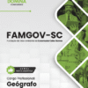 Apostila Geógrafo FAMGOV Governador Celso Ramos SC 2026