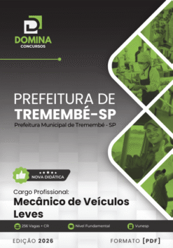 Apostila Mecânico de Veículos Leves Tremembé SP 2026