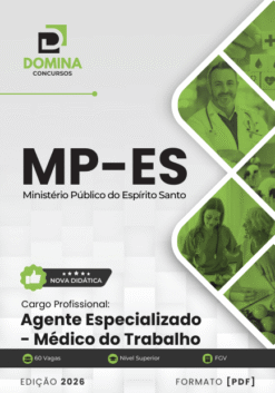 Apostila Médico do Trabalho MP ES 2026