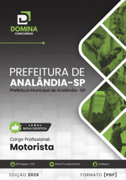 Apostila Motorista Analândia SP 2026