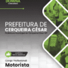 Apostila Motorista Cerqueira César SP 2026