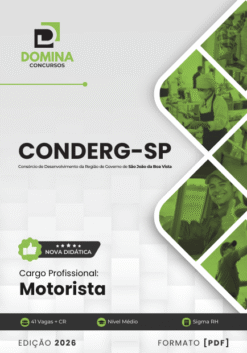 Apostila Motorista CONDERG SP 2026