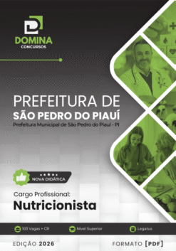 Apostila Nutricionista São Pedro do Piauí PI 2026