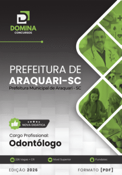Apostila Odontólogo Araquari SC 2026
