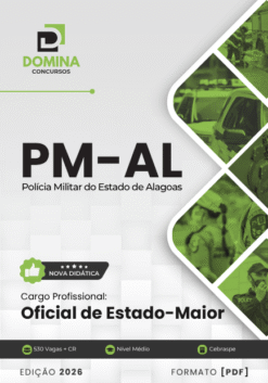 Apostila Oficial de Estado Maior PM AL 2026