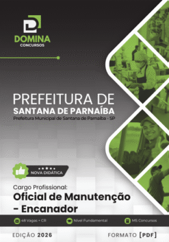 Apostila Oficial de Manutenção Encanador Santana de Parnaíba SP 2026