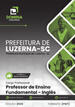 Apostila Professor de Inglês Luzerna SC 2026