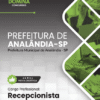 Apostila Recepcionista Analândia SP 2026
