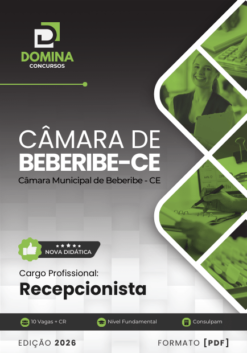 Apostila Recepcionista Câmara de Beberibe CE 2026