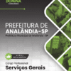 Apostila Serviços Gerais Analândia SP 2026