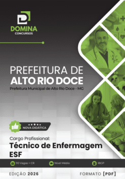 Apostila Técnico de Enfermagem Alto Rio Doce MG 2026