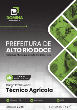 Apostila Técnico em Agrícola Alto Rio Doce MG 2026
