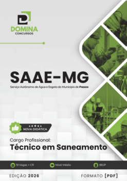 Apostila Técnico em Saneamento SAAE Passos MG 2026