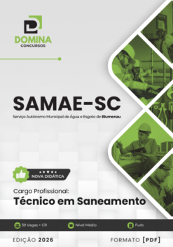 Apostila Técnico em Saneamento SAMAE Blumenau SC 2026
