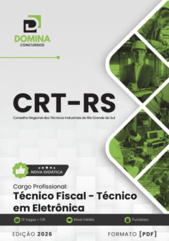 Apostila Técnico Fiscal Eletrônica CRT RS 2026