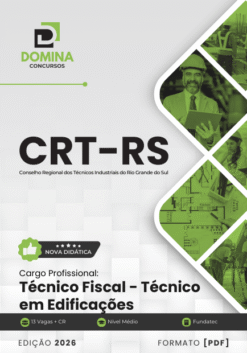 Apostila Técnico Fiscal em Edificações CRT RS 2026
