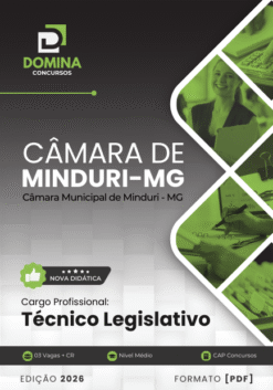 Apostila Técnico Legislativo Câmara Minduri MG 2026