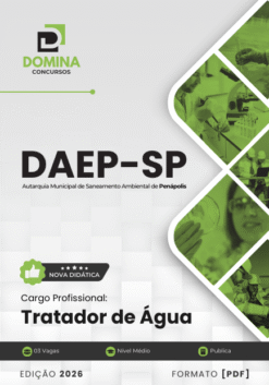 Apostila Tratador de Água DAEP Penápolis SP 2026