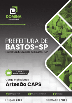 Artesão CAPS Bastos SP | Apostila 2026