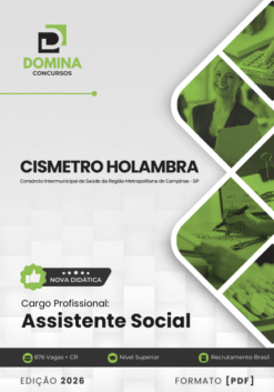 Apostila Assistente Social CISMETRO Holambra SP 2026