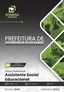 Apostila Assistente Social Educacional Governador Celso Ramos SC 2026