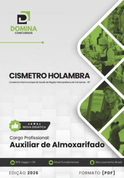 Apostila Auxiliar de Almoxarifado CISMETRO Holambra SP 2026