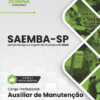 Auxiliar de Manutenção SAEMBA SP | Apostila 2026