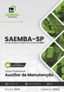 Auxiliar de Manutenção SAEMBA SP | Apostila 2026