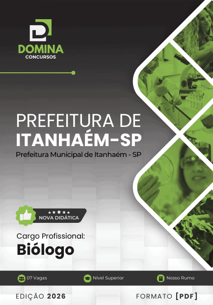 Biólogo Itanhaém SP | Apostila 2026 1 Biólogo Itanhaém SP | Apostila 2026