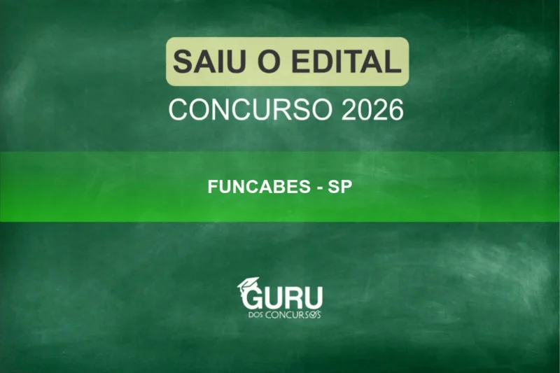 Concurso Funcabes Taubaté: 741 vagas e salários de até R$ 4,4 mil!