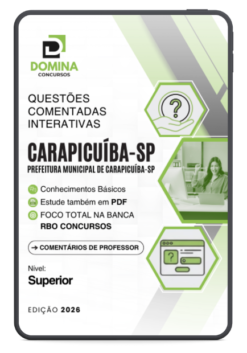 Carapicuíba SP RBO Concursos - Nível Superior | 500 Questões Comentadas 2026