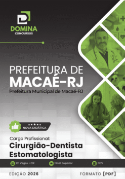 Cirurgião Dentista Estomatologista Macaé RJ | Apostila 2026