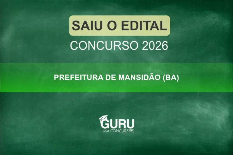 concurso prefeitura de mansidao