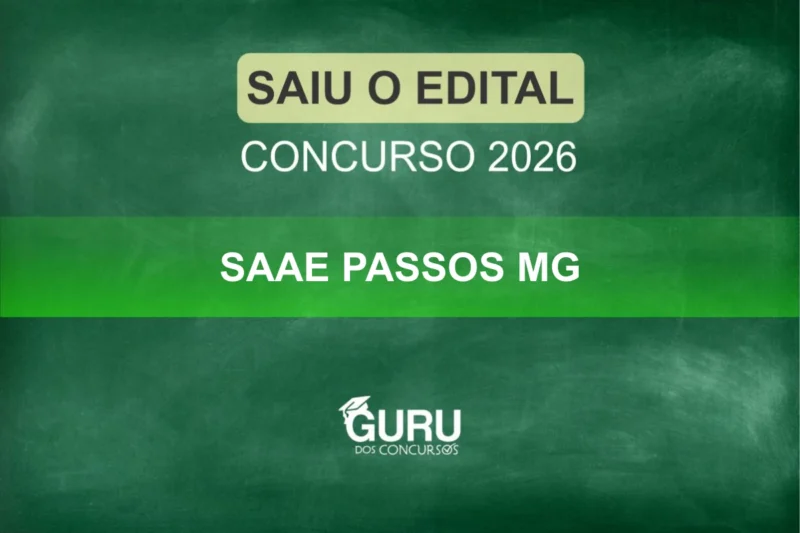 concurso saae passos mg