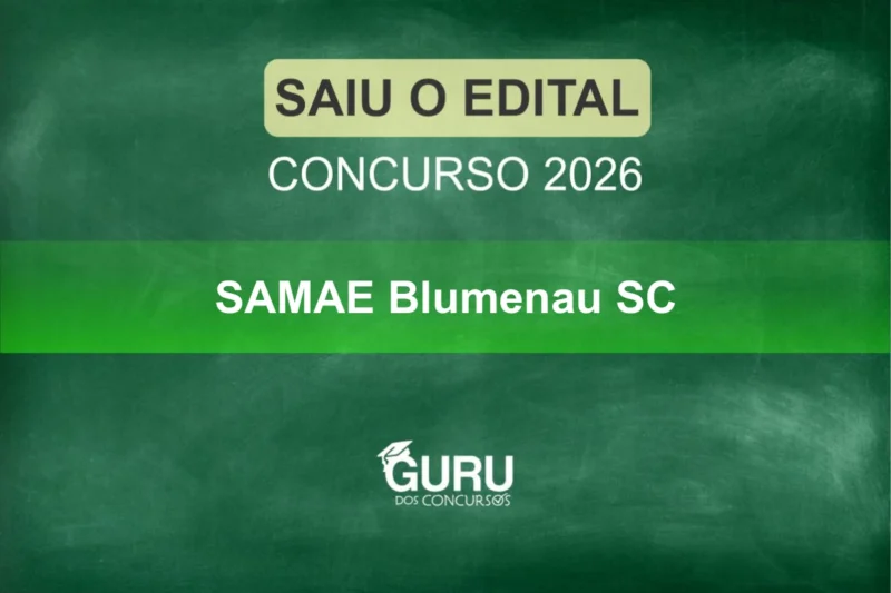concurso samae blumenau sc