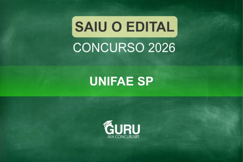 concurso unifae sp
